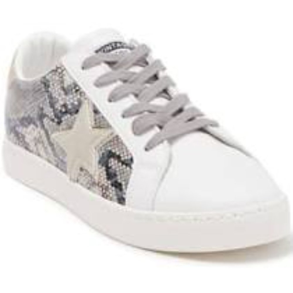 Vintage Havana Kate Gold White Snakeskin Sneaker 9